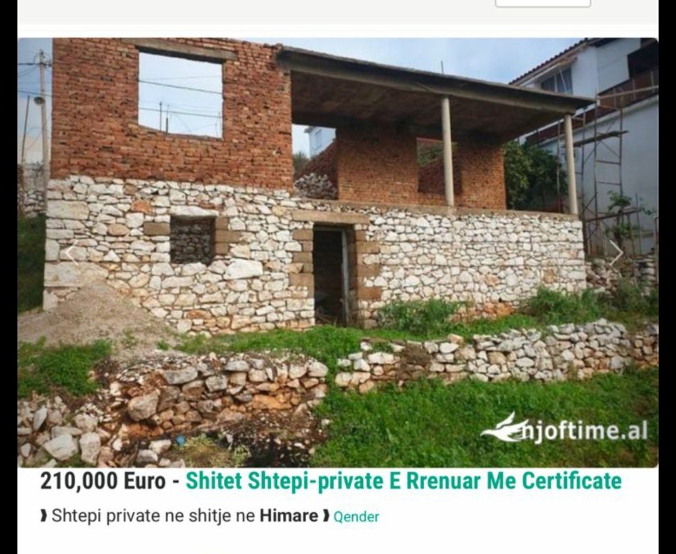Himare, shitet shtepi 2+1 Kati 1, 210.000 € (Himare)