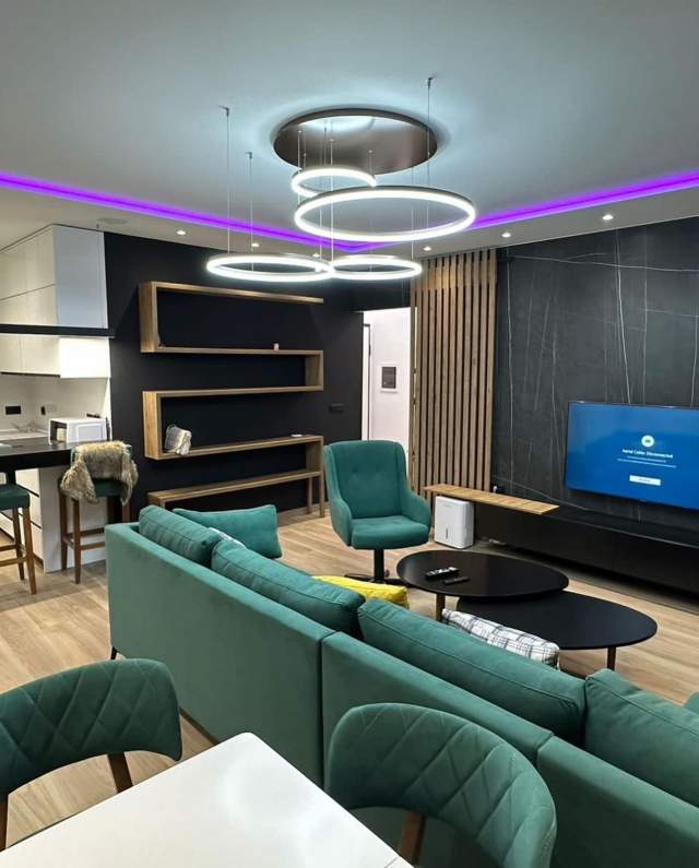 Tirane, jepet me qera apartament 1+1+BLK Kati 2, 82 m² 800 Euro (Tegu)