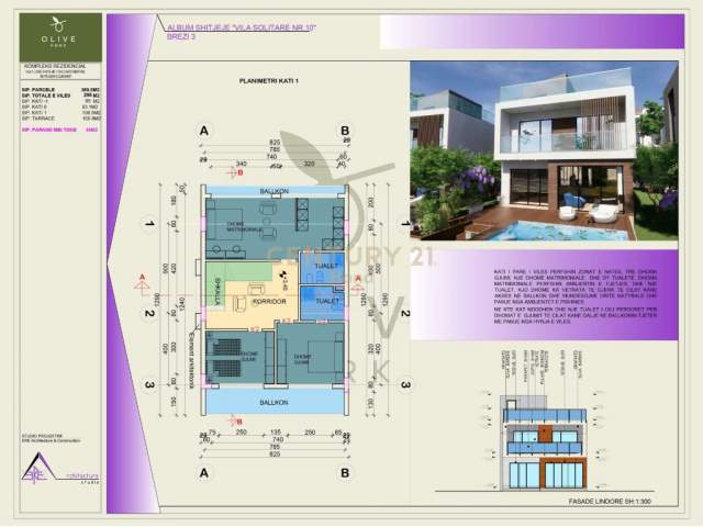 Tirane, shitet Vile 4+1+A+BLK Kati 2, 295 m² 437.200 Euro (Sauk i Ri)