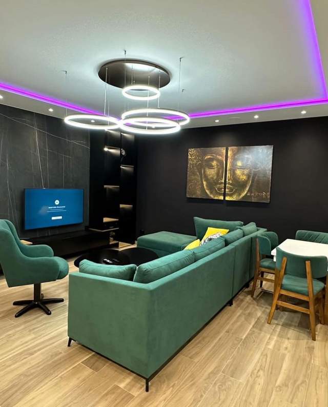 Tirane, jepet me qera apartament 1+1+BLK Kati 2, 82 m² 800 Euro (Tegu)