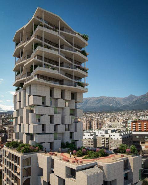Tirane, shitet apartament 1+1 Kati 7, 95 m² 239.950 € (Rruga e Kavajes) Hora Vertikale