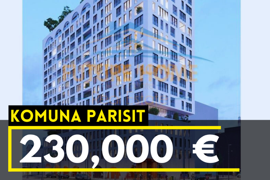 Shitet – Apartament 1+1 Residenca White Tower, Komuna e Parisit – 230,000 €