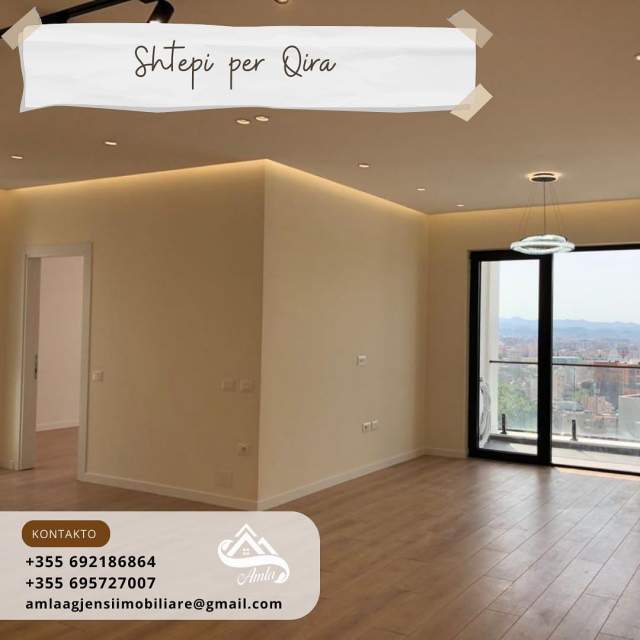 Tirane, jepet me qera apartament 2+1+A+BLK Kati 9, 105 m² 600 Euro