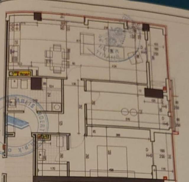 Tirane, shes apartament 2+1+BLK Kati 3, 126 m² 170.000 Euro (squeere 21)