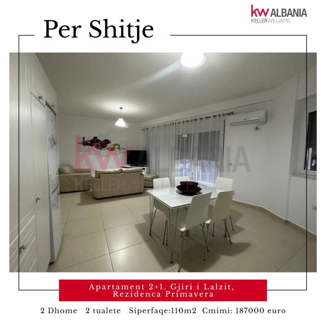 Durres, shitet apartament Kati 2, 110 m² 187.000 Euro (Gjiri i Lalzit,  Durrës,  Shqipëri)