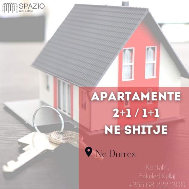 Durres, shitet apartament 1+1+BLK 82 m² 900 Euro/m2