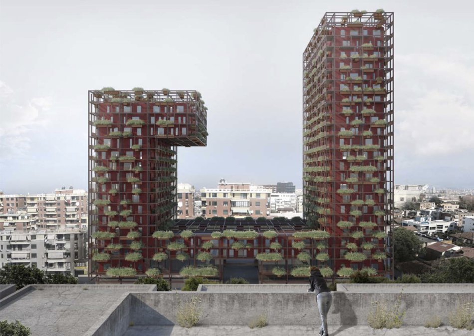Tirane, jepet me qera Kati 9, 110 m² 1.000 € (Rruga Kavajes)