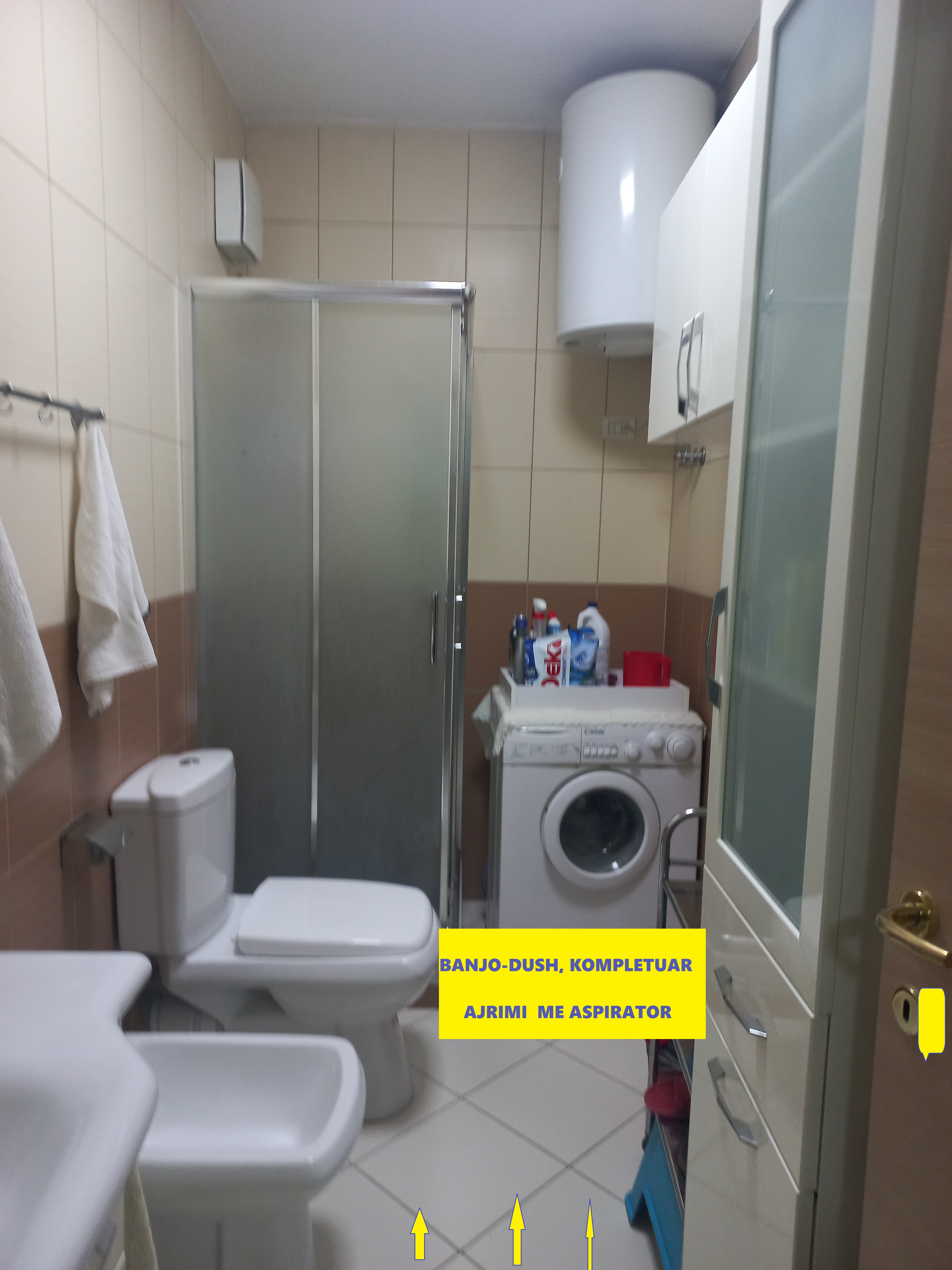 Apartament Cilësor, tip 1+1, i bollshën, sip. 70m², kuzhin më vehte, ballkon, 1-banjo,Cmimi 130'000€, kati 6-të banim, në pallat të ri 8-kate mbi toke dhe 2-nën toke, në rrugën "Ali Demi" tek fusha "A.Demi", 300m larg Urës së Brrylit/Unazës qendrore.
