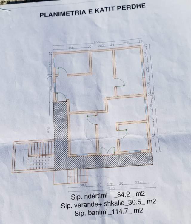 Tirane, shitet Vile 542 m² 290.000 Euro (Vilat Gjermane)
