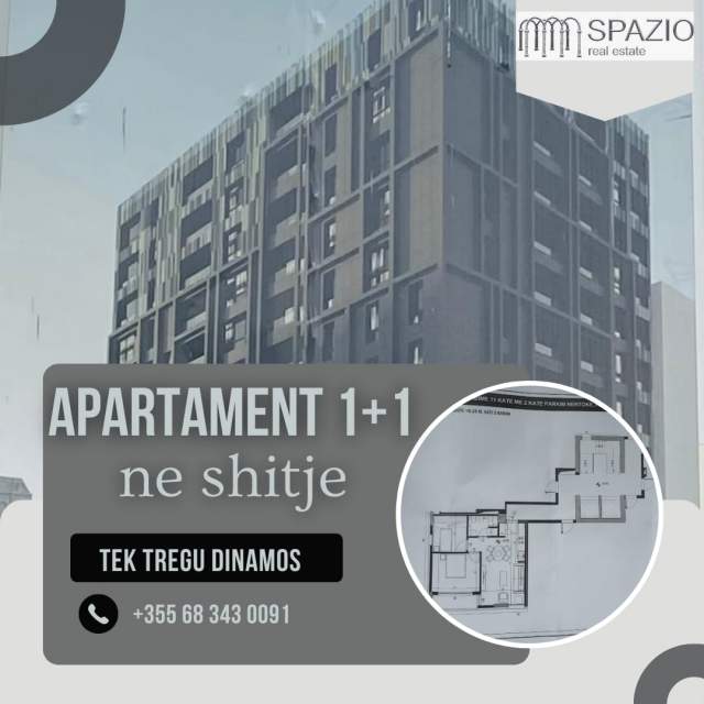 Tirane, shitet apartament 1+1+BLK Kati 4, 77 m² 92.000 Euro