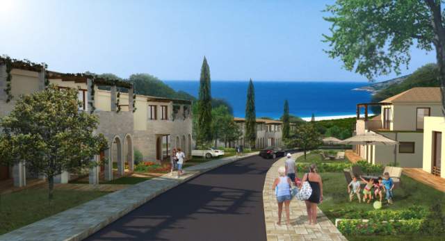 Dhermi, shitet apartament 2+1+BLK Kati 2, 1.072 m² 295.000 Euro (Palase)