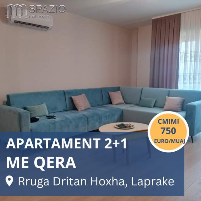 Tirane, jepet me qera apartament 2+1+BLK Kati 8, 120 m²  (Rruga ''Dritan Hoxha'')