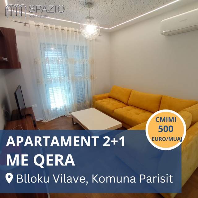 Tirane, jepet me qera apartament 2+1+BLK Kati 3, 100 m² 500 Euro (Komuna e Parisit)