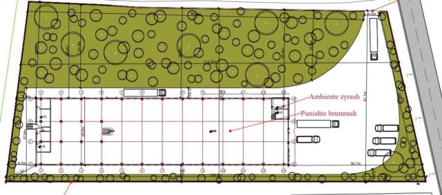 Tirane, jepet me qera magazine Kati 0, 1.800 m² 6.000 Euro (Rruga e Aeroportit)
