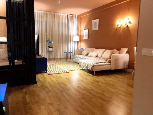 Tirane, jepet me qera apartament 2+1 Kati 6, 90 m² 700 Euro (Liqeni Thate)