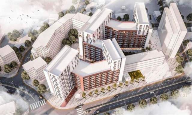 Tirane, shitet apartament 1+1+BLK Kati 11, 63 m² 85.000 Euro (Rruga e Dibres)