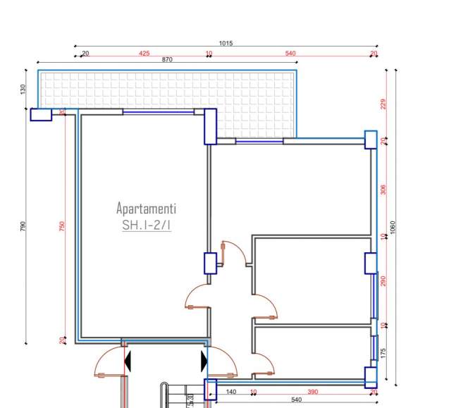 Tirane, shitet apartament 2+1 Kati 3, 105 m² 125.000 Euro (Rruga Aleksander Moisiu)