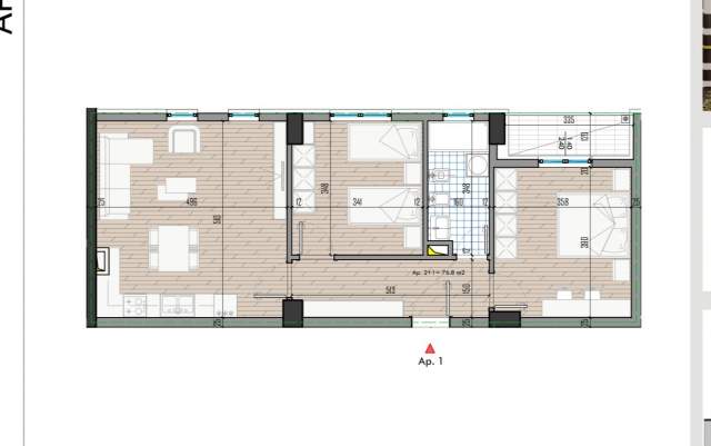Tirane, shitet apartament 2+1+A+BLK Kati 1, 88 m² 62.000 Euro (Univers City)
