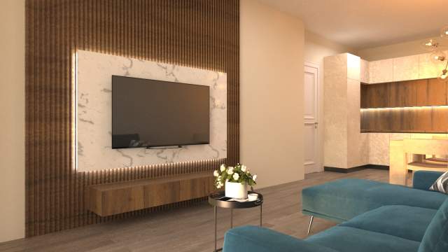 Tirane, jepet me qera apartament Kati 4, 113 m² 1.000 Euro (kompleksi kika 2)