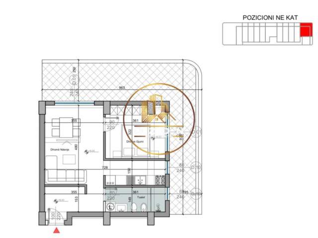 Durres, shitet garsonier 1+1 Kati 2, 41 m² 119.281 Euro (TURQUOISE MARINA , HAMALLAJ , GJIRI I LALZIT)