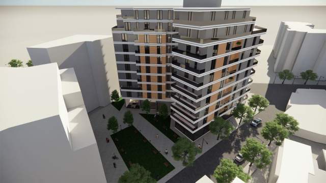 Tirane, shitet apartament 1+1+BLK Kati 9, 75 m² 135,900 Euro (rruga dibres)