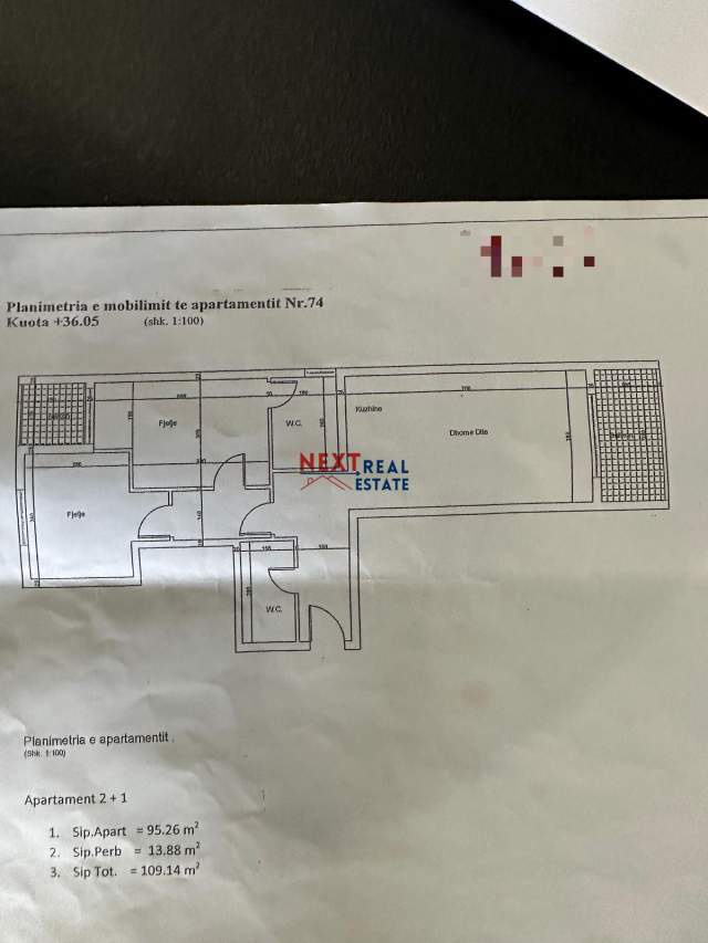 REZERVO PRONEN VETEM ME 500€! Vlore, shitet apartament 2+1+A+BLK Kati 12, 109 m² 130.000 Euro (Perballe Stadiumit “Flamurtari”, Vlore)
