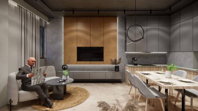Tirane, jepet me qera apartament 2+1+BLK Kati 1, 100 m² 1.200 Euro (Rruga Panorama)