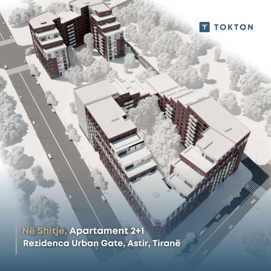 ⚡Në Shitje, Apartament 2+1📍Adresa: Rezidenca Urban Gate, Astir, Tiranë
