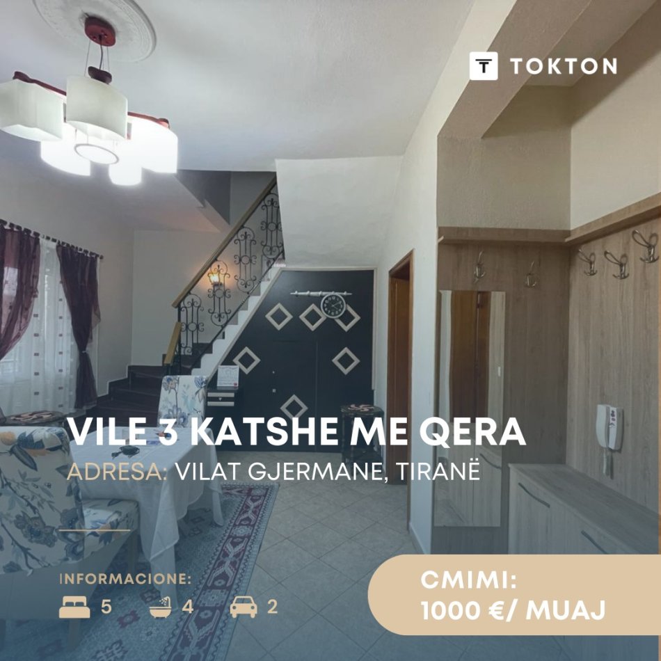 Qera, Vilë 3 Katshe,Vilat Gjermane, Tiranë,TT 674