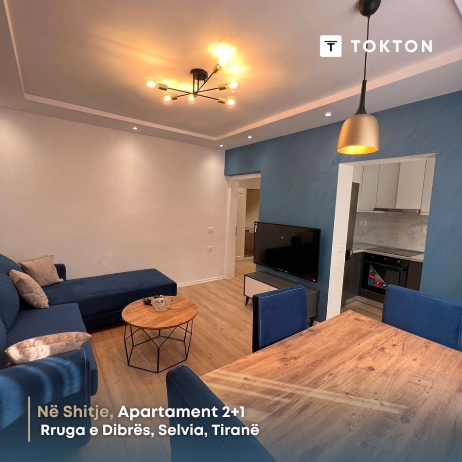 Shitet,Apartament 2+1,Selvia Tiranë,TT 821