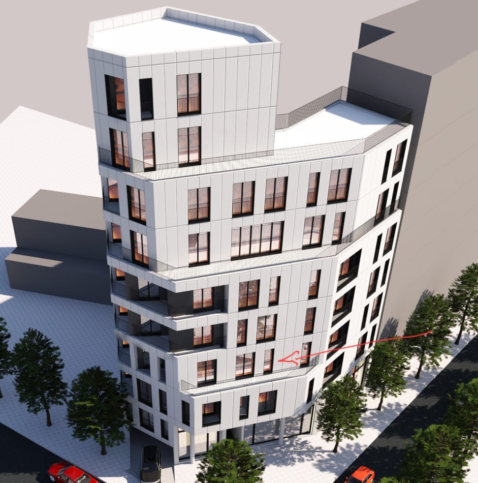 SHITEN,  OPSIONE APARTAMENTESH 1+1 & 2+1, RRUGA E DIBRËS, TIRANË, 2500 EUR/M2