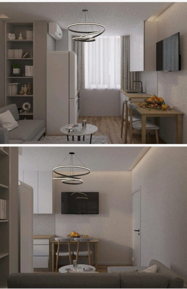 Tirane, jepet me qera apartament 1+1, Kati 2, 50 m² 500 € (rr. riza cerova)