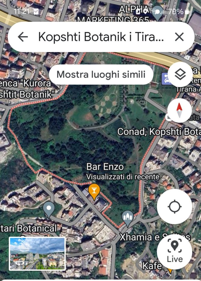 Tirane, shitet apartament 2+1+Ballkon Kati 6, 91 m² 140.000 € (Rruga Pinari Kopshti Botanik)
