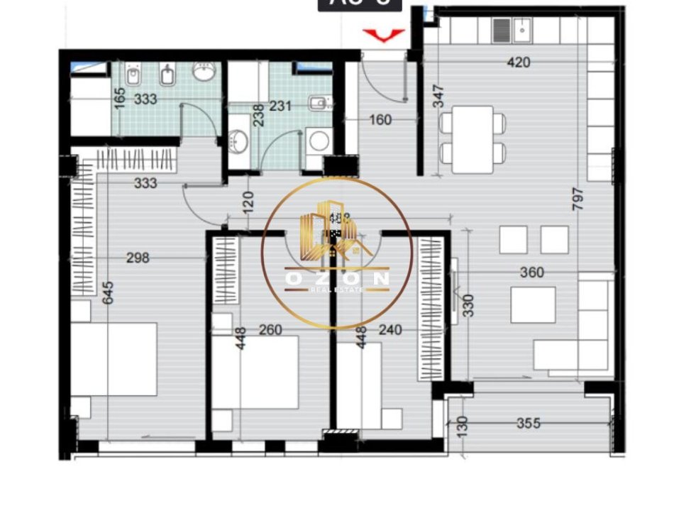 Në Shitje Apartamente 2+1 dhe 3+1 tek Diellon Residence në Mjull-Bathore 1000 €/m²!