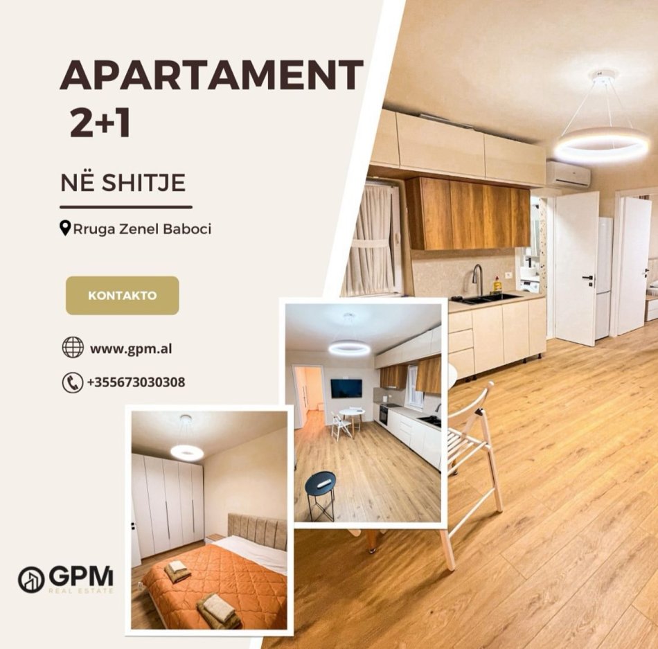 Tirane, shes apartament 2+1 , 57 m² 135.000 € (rruga barrikadave)