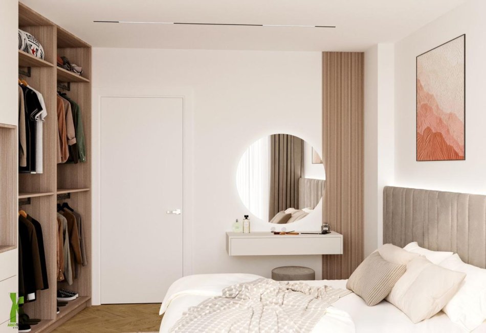 Tirane, jepet me qera apartament 1+1 Kati 12, 90 m² 1.500 € (Liqeni artificial)