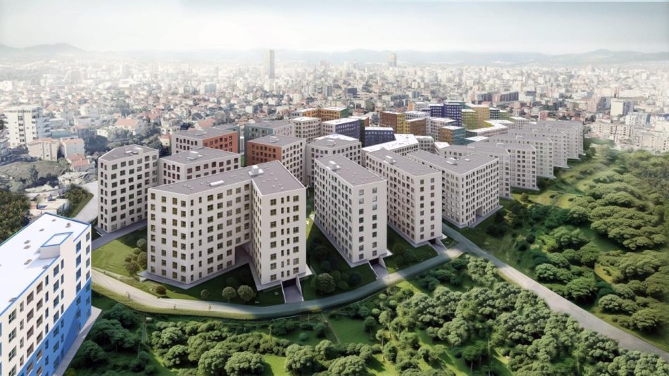 Tirane, shes apartament 2+1+Ballkon Kati 6, 74 m² 104.000 € (Rruga Pasho Hysa Tirane)