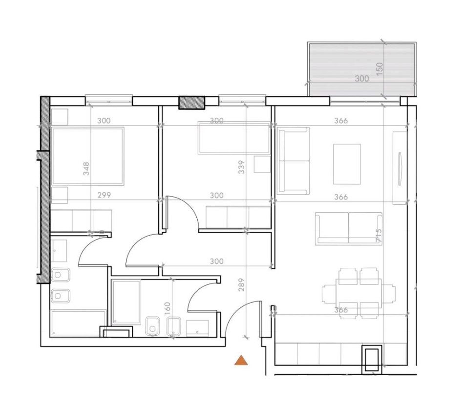 Shqiperi, shitet apartament 2+1+Ballkon Kati 1, 90 m² 200.000 € ( APARTAMENT 2+1 PER SHITJE TEK ROSE GARDEN)