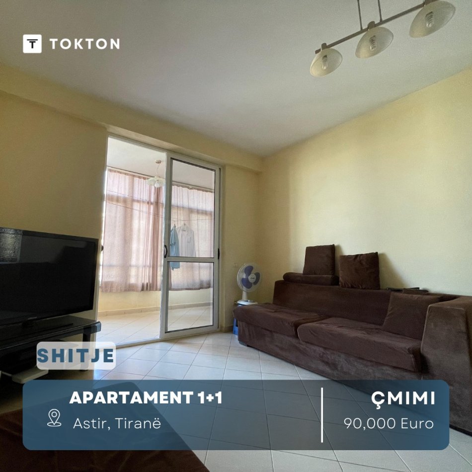 Tirane, shitet apartament 1+1+Ballkon Kati 7, 73 m² 90.000 € (ASTIR PRANE BAR BOHEM)