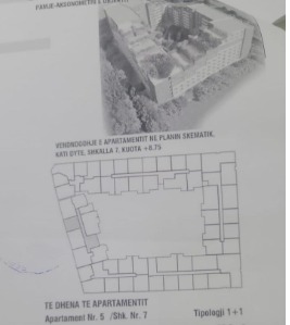 Tirane, shitet apartament 1+1 Kati 2, 65 m² 79.000 € (Mikel Maruli)