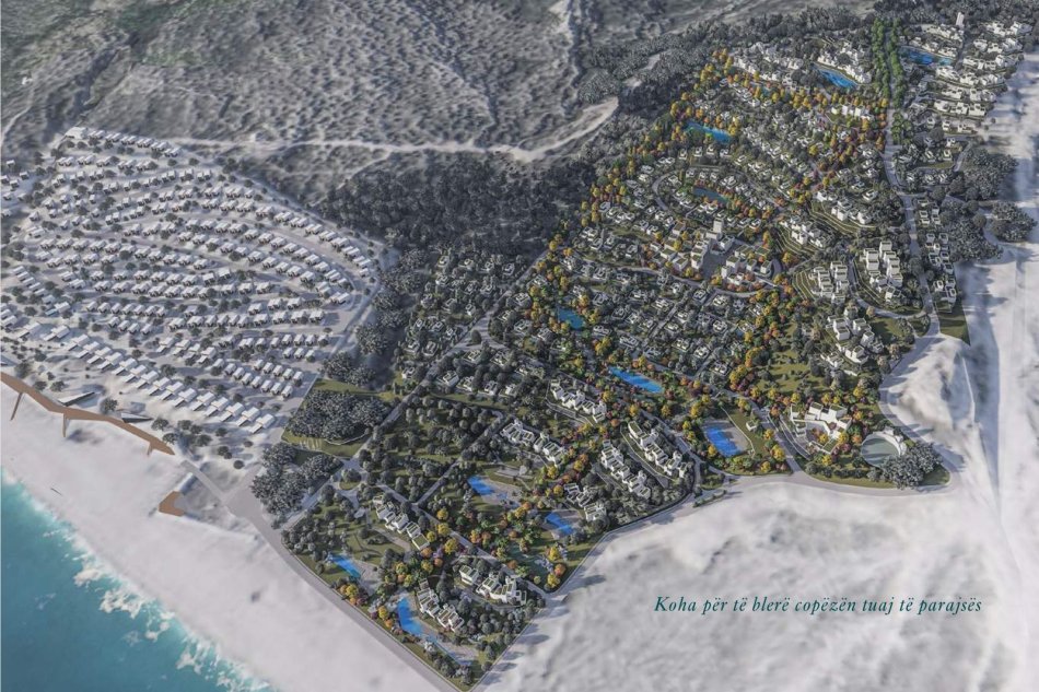 Dhermi - Palase, shitet Vile 2 Katshe , 190 m² (Green Coast Village, Nukli G11)