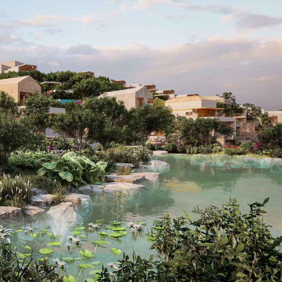 Dhermi - Palase, shitet Vile 2 Katshe , 190 m² (Green Coast Village, Nukli G11)