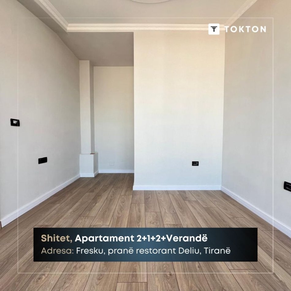 Tirane, shitet apartament 2+1 , 120 m² 125.000 € (Fresk)