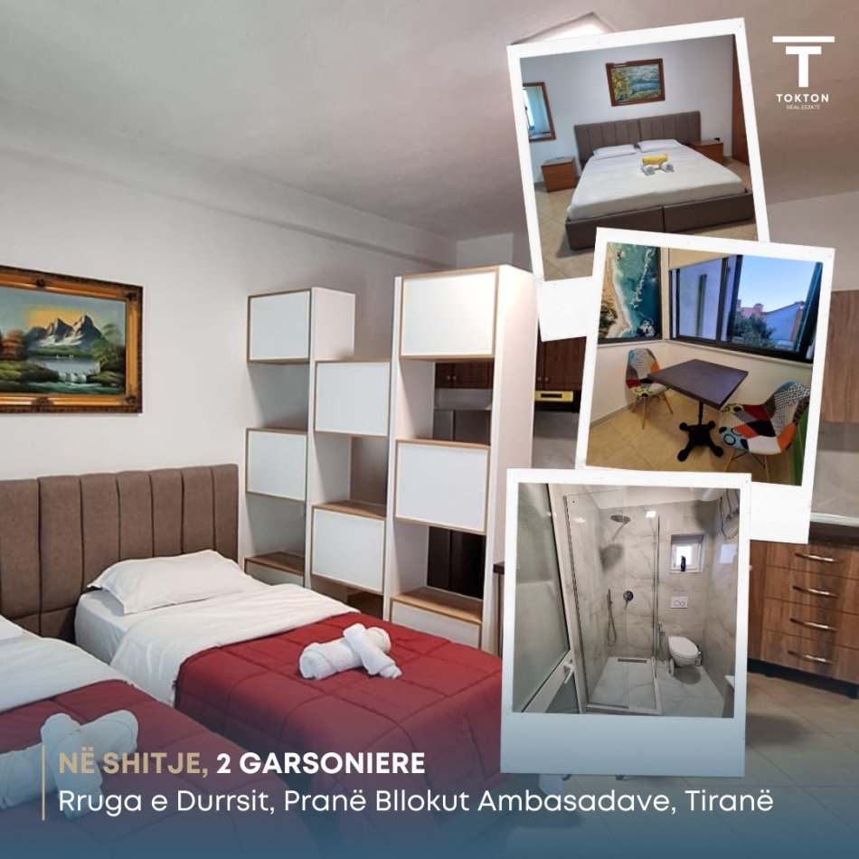 Tirane, shitet garsonier 1+1 Kati 2, 93 m² 182.400 € (rr durrsit)