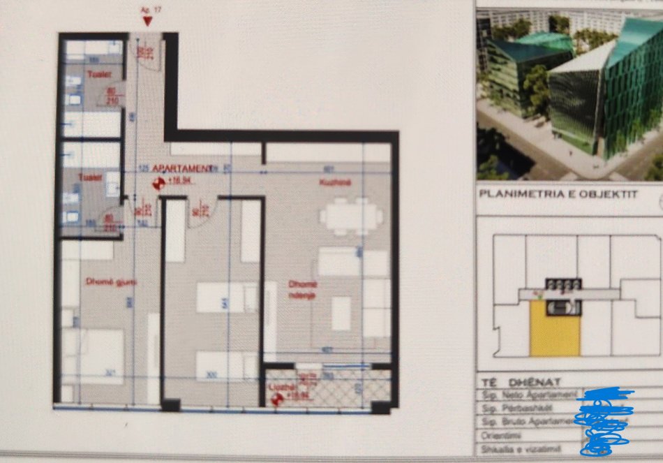 Shitet: 2+1+2wc 📍në Zemër të Bllokut - Rr.Vaso Pasha -  ( 485.000€ )Vendndodhje e Paperseritshme ( Post Parkimi me cmim Extra )
