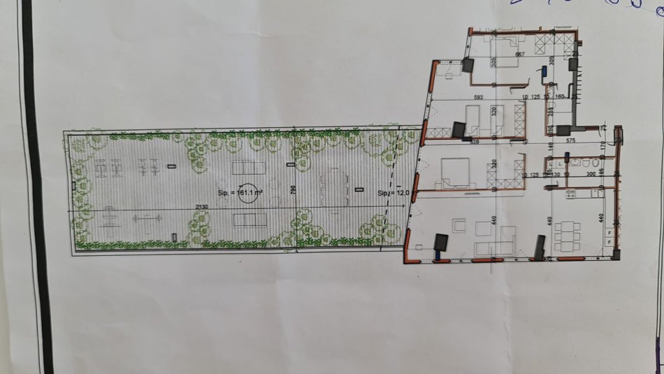 Tirane, shitet apartament 3+1 Kati 8, 205 m² 540.000 € (Pazari i Ri)