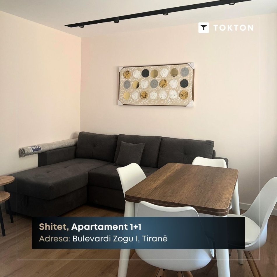 Tirane, shitet apartament 1+1 Kati 1, 42 m² 98.000 € (Bulevardi i Ri)