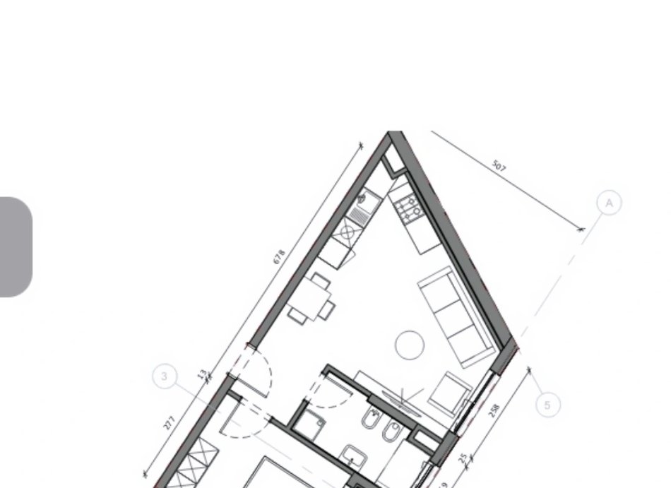 Tirane, shitet apartament 1+1+Ballkon Kati 5, 61 m² 84.200 € (Rezidenca Kaimi)