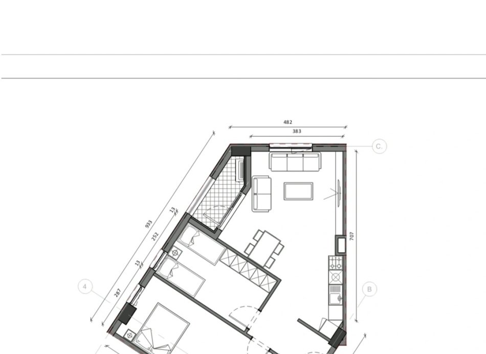 Tirane, shitet apartament 2+1+Ballkon Kati 5, 93 m² 130.760 € (Rruga Pasho Hysa)
