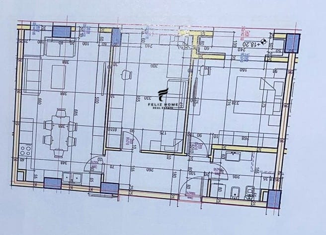 Tirane, shitet apartament 2+1 Kati 5, 102 m² 123.000 € (ASTIR)